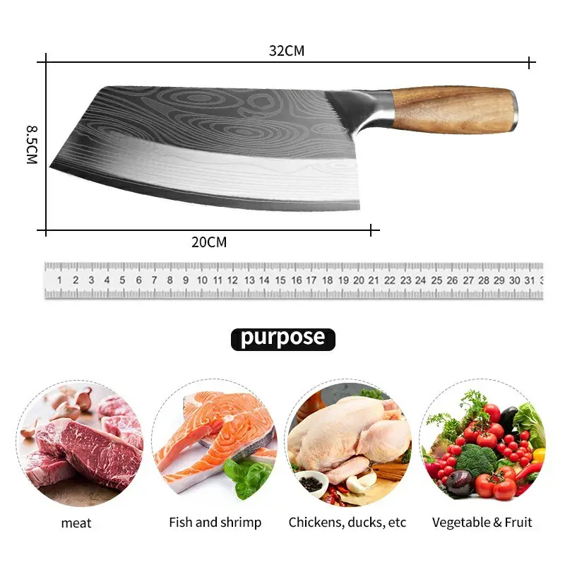 Top Handmade Kitchen Knife Set for Supermarket 5