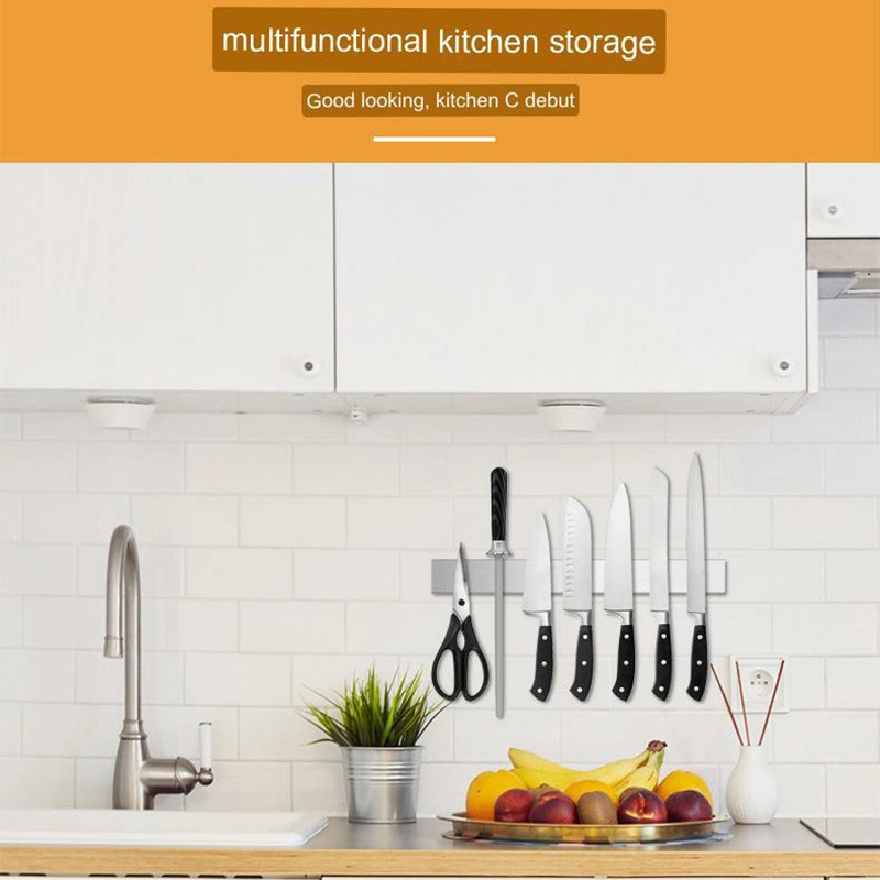Porte-couteau de cuisine simple mural en acier inoxydable - Libi Ang 1