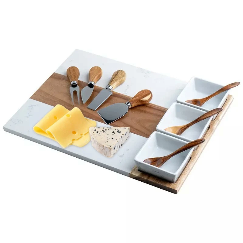 Juego de cuchillos y tabla para queso personalizados - Libi Ang 1