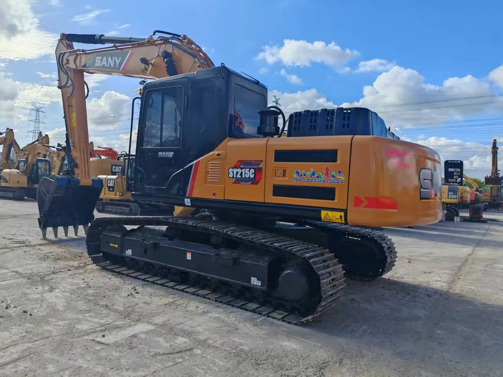 SANY 215C Excavator Used 20 Ton Crawler Excavators for Sale 1