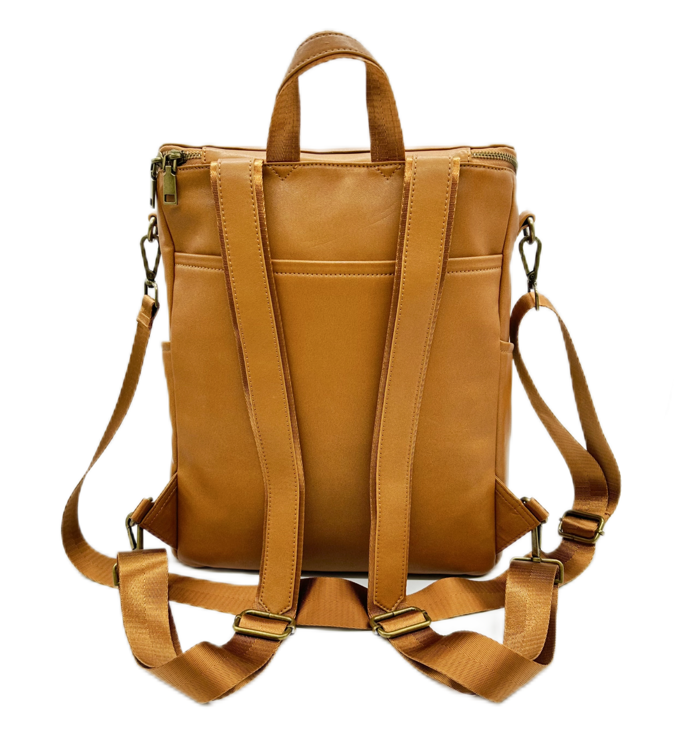 Voyager PU diaper backpack bag with changing mat SRDB134017 brown suitable for the parents everyday essentials 3