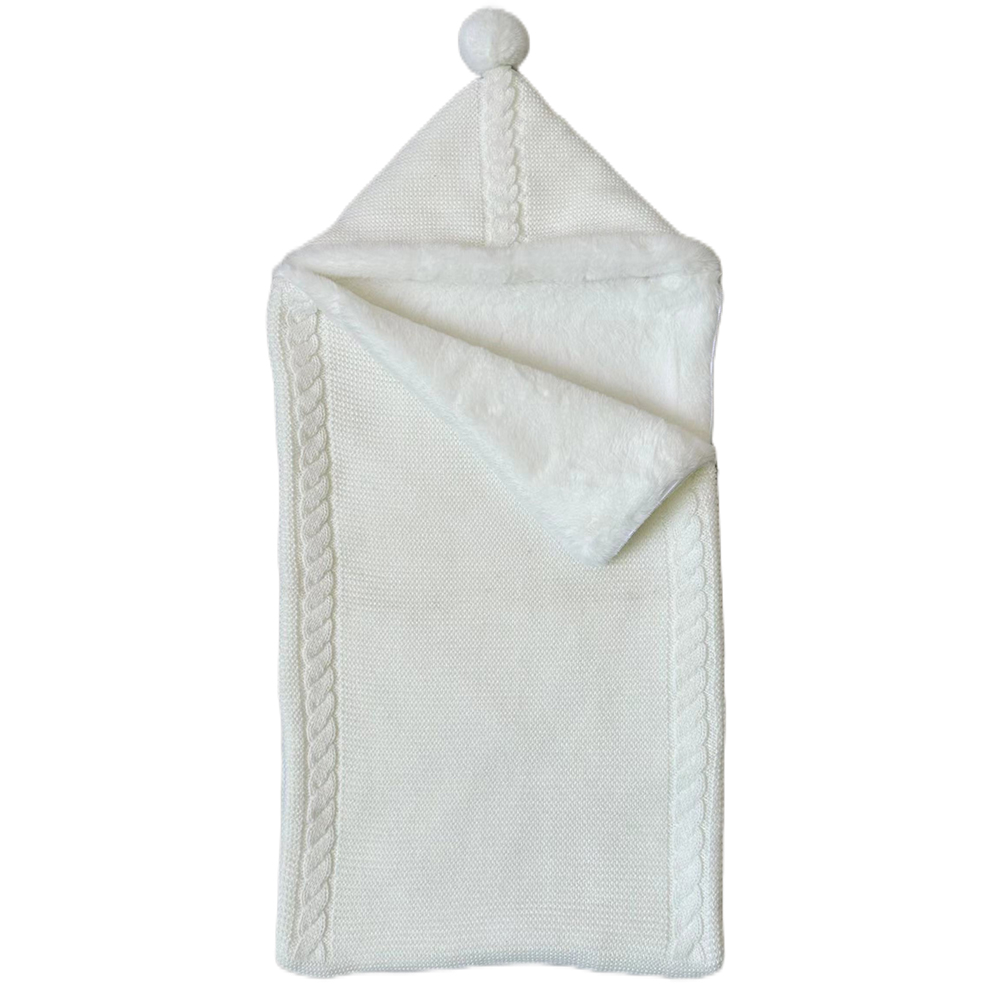 Knitted baby sleeping bags SRSL13404 blue,cream,rosa for keeping little ones comfortable 1