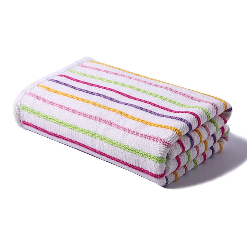 Coperta per neonati con design a strisce colorate alla moda, ultra morbida e accogliente per ragazze e ragazzi, soffici coperte per neonati, per neonati, per passeggino 1