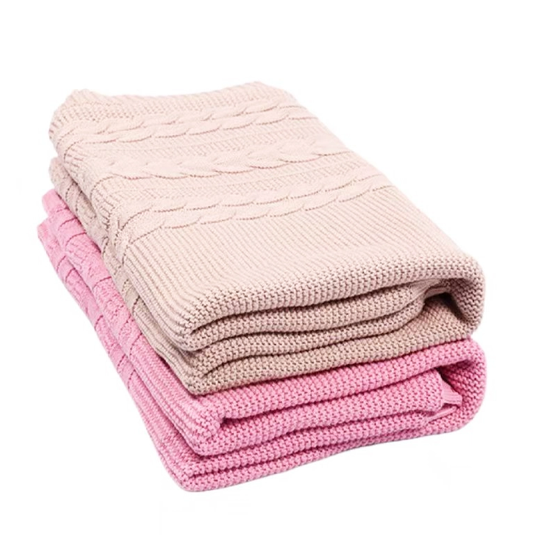 Soft 100% Cotton Baby Blanket Breathable Lightweight Blanket Keeps Your Newborn Baby Girl Boy Cozy Warm Infant for Crib Stroller 1