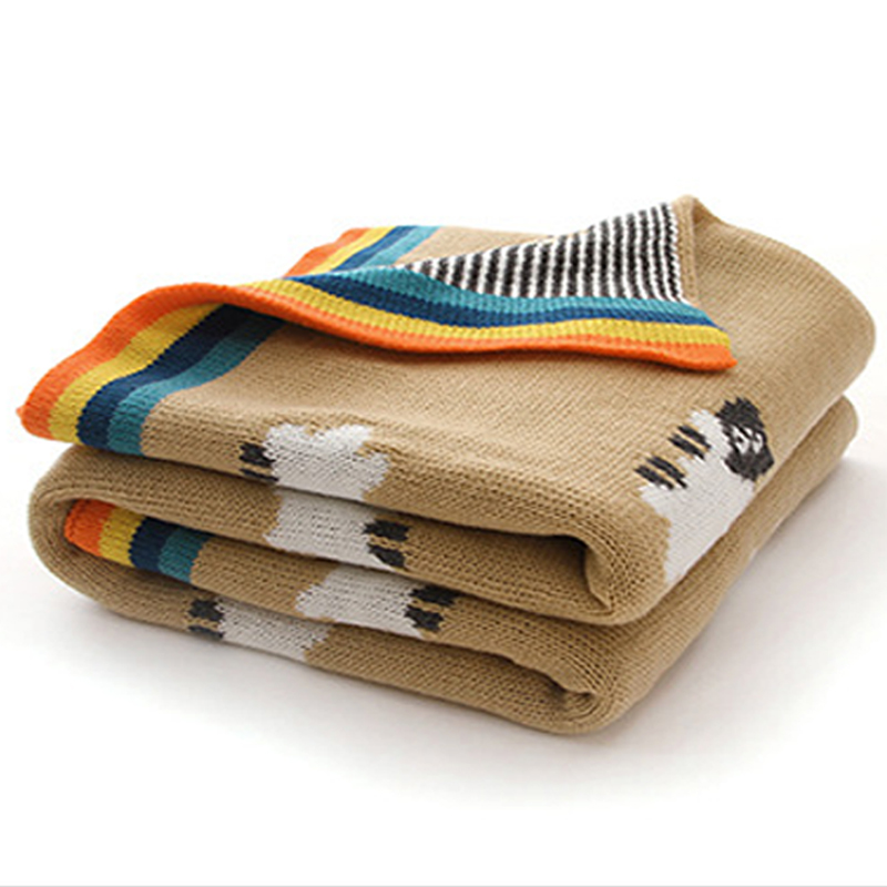 Morbida coperta multicolore per neonati, tessuto reversibile premium accogliente per il miglior comfort per passeggino unisex per neonato, ragazzo e ragazza 5