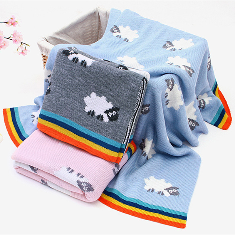 Morbida coperta multicolore per neonati, tessuto reversibile premium accogliente per il miglior comfort per passeggino unisex per neonato, ragazzo e ragazza 2
