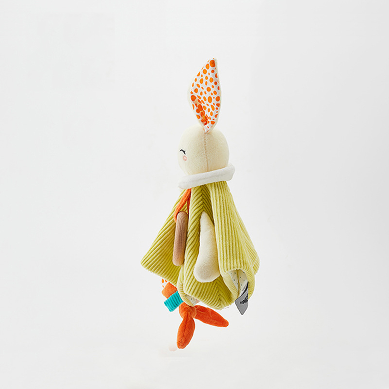 Personalisierte Baby-Sicherheitsdecke, weich gefüllt, hübsches Baby-Tierspielzeug für Jungen und Mädchen, beruhigendes Plüschspielzeug für Neugeborene, Geschenk 4