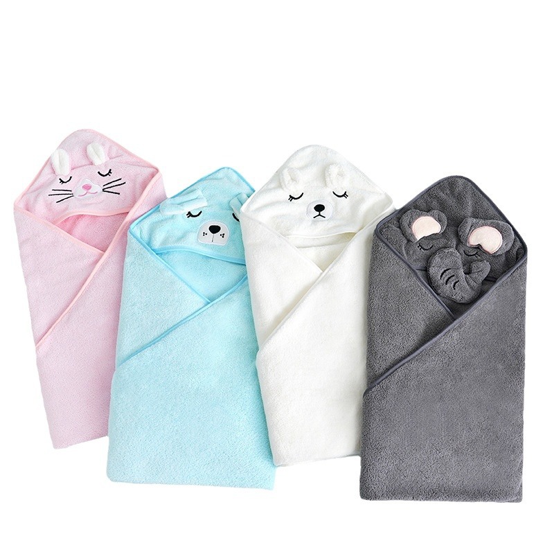 Premium Soft Bath Towel for Babies Newborn Infant Toddler Ultra Absorbent Natural Baby Stuff Towel with Hood for Boy Girl 2