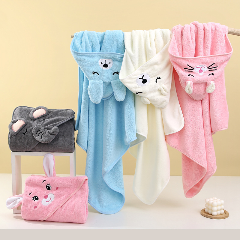 Premium Soft Bath Towel for Babies Newborn Infant Toddler Ultra Absorbent Natural Baby Stuff Towel with Hood for Boy Girl 5