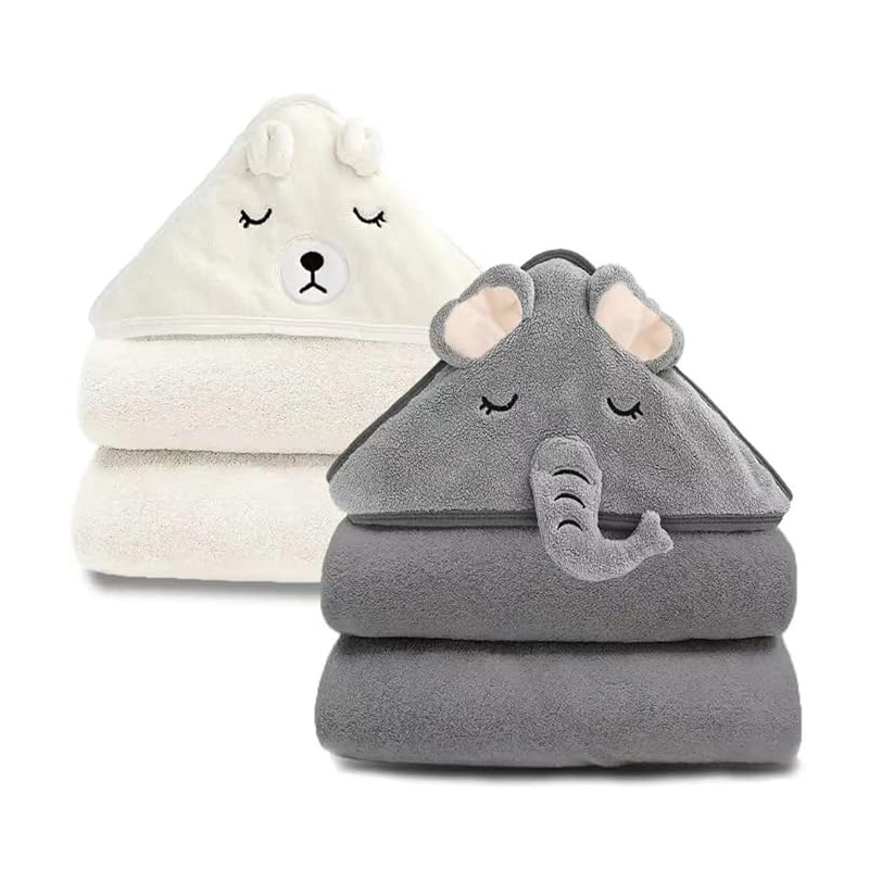 Premium Soft Bath Towel for Babies Newborn Infant Toddler Ultra Absorbent Natural Baby Stuff Towel with Hood for Boy Girl 3