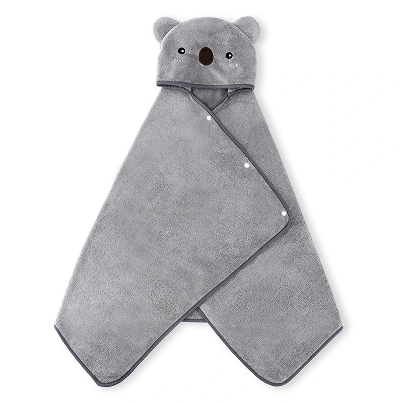 Asciugamano da bagno per bambini con cappuccio Asciugamano con cappuccio morbido ultra assorbente per neonati Regalo per neonati unisex per neonati 1