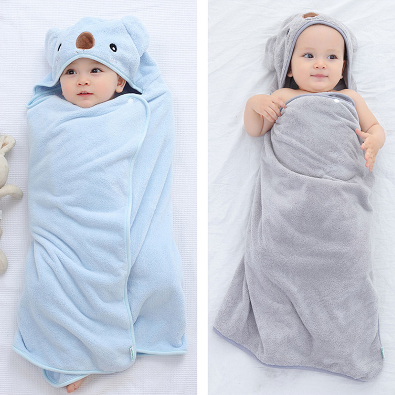Baby Bath Towel with Hooded Ultra Absorbent Soft Hooded Towel for Newborns Unisex Infant Toddler Newborn Essential Baby Gift 4