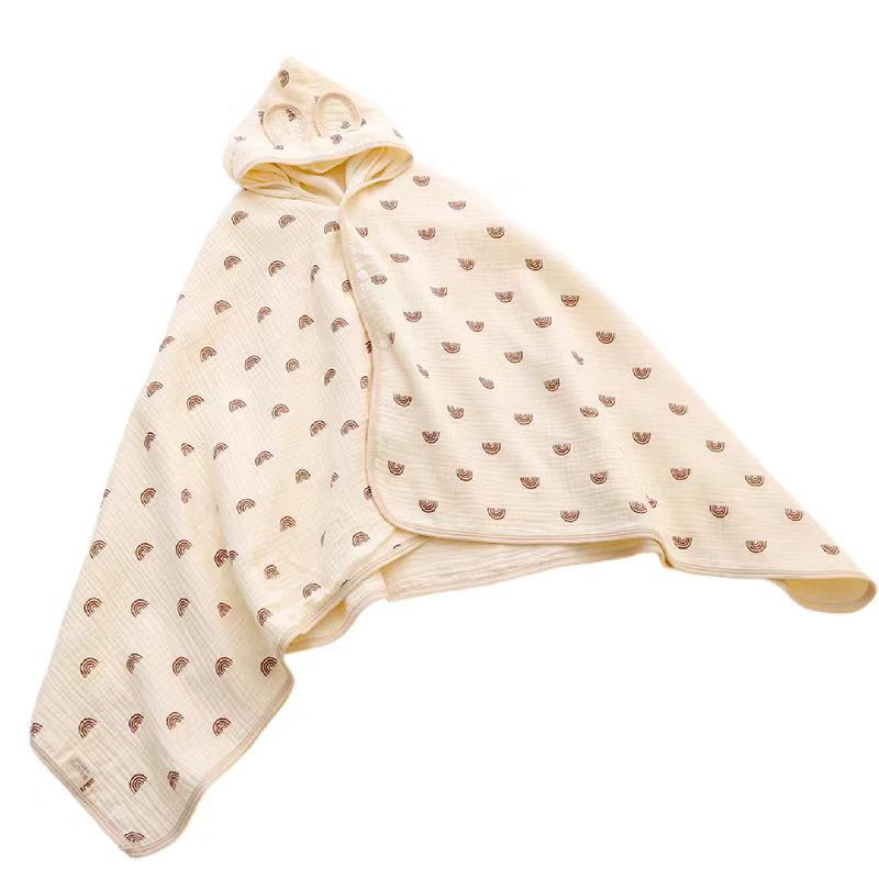 Asciugamani per neonati con cappuccio per neonato in morbido cotone ultra assorbente per neonati, regalo unisex per neonati, essenziale per la doccia per bambini 1