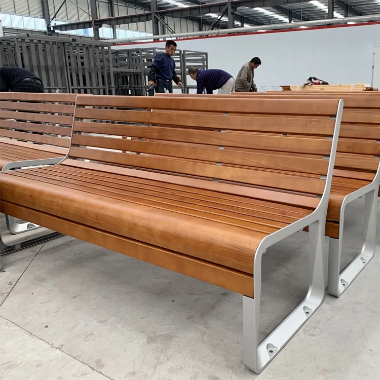 Custom Outdoor Park Bench Seat for Gardens and Public Spaces 1