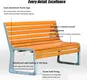 Metal Garden Benches Price EN 840/ISO 9001/14001/18000 5