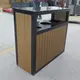 Custom Wood Trash Bin 5
