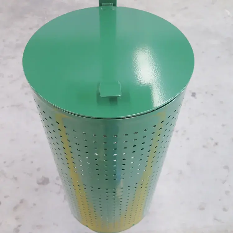 Newcommercial Exterior Trash Cans Garbage Outdoor TRASH BIN Manufacture Availble 6