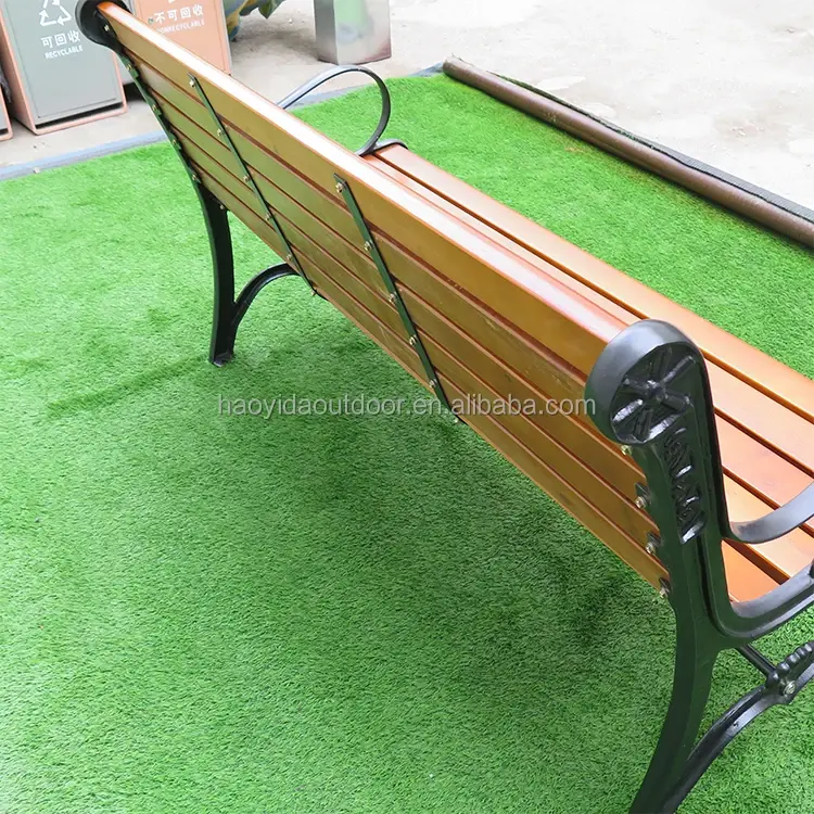 Wooden Bench in Garden Price Modern 6