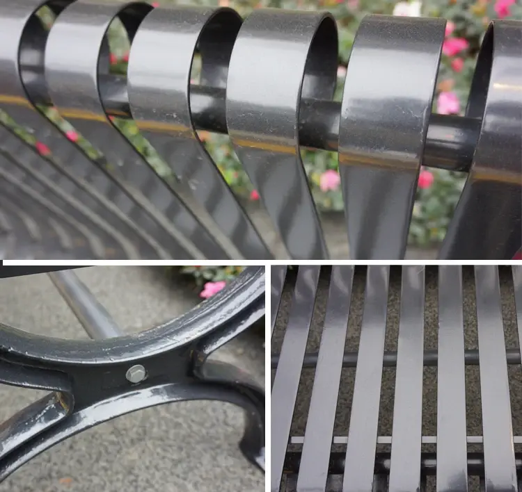 Wooden Park Benches Suppliers Cost Iron 6