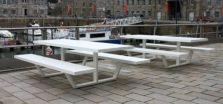 Wood Table for Picnic RAL Colors Or Pantone Color Options Outdoor Furniturecost 6