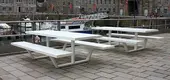 Wood Table for Picnic RAL Colors Or Pantone Color Options Outdoor Furniturecost 6