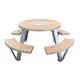 Custom Wooden Park Picnic Tables Factory 2