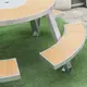 Custom Wooden Park Picnic Tables Factory 5