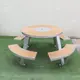 Custom Wooden Park Picnic Tables Factory 3