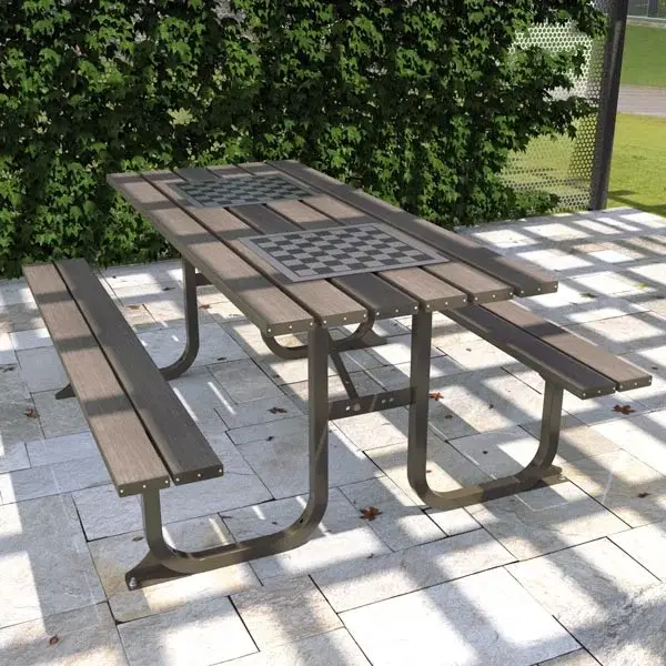 HAOYIDA Large Wooden Picnic Table EN 840/ISO 9001/14001/18000 Large Wooden Picnic Tablesupply 6