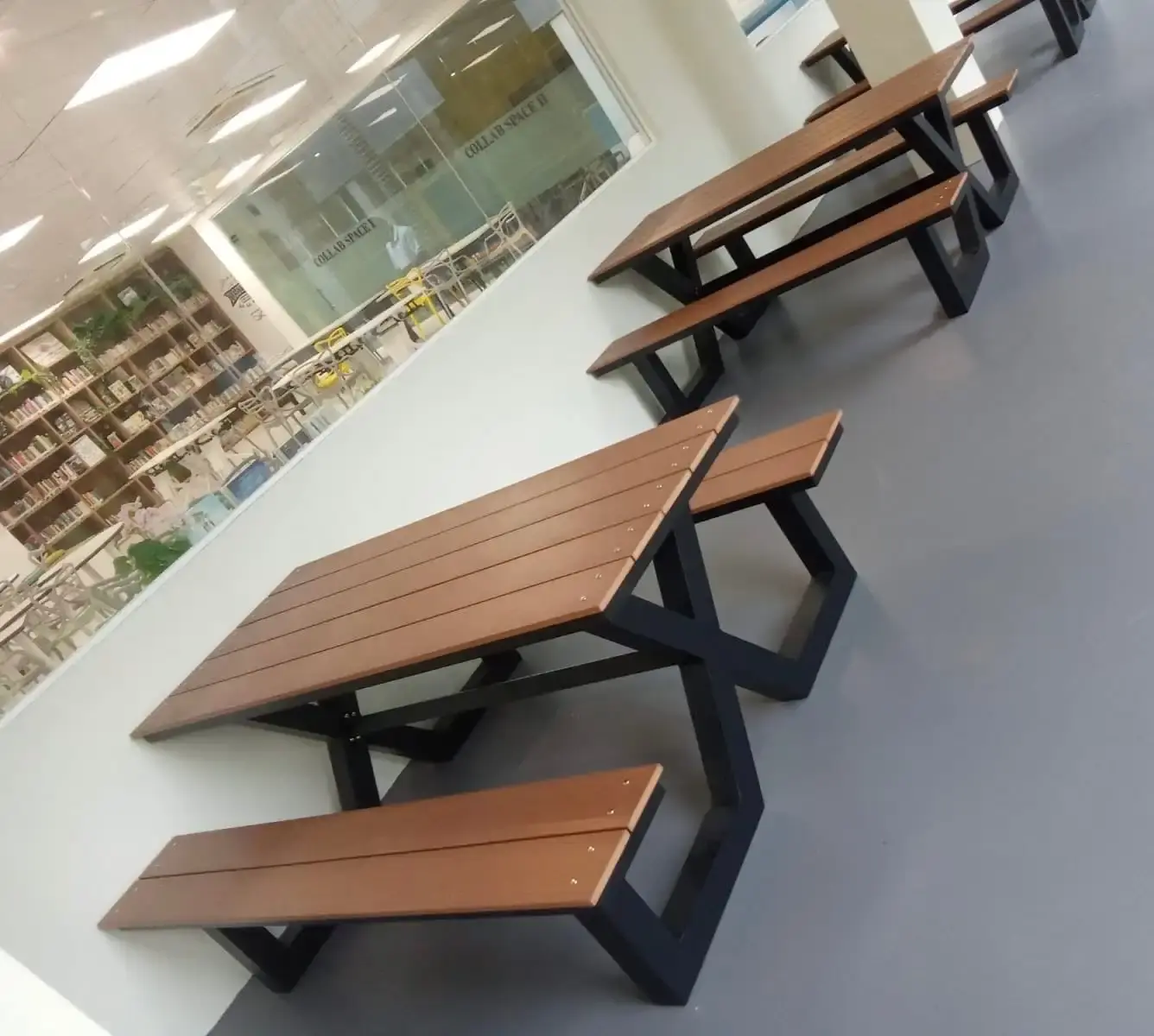 Picnic Bench Table Customized Steel Picnic Bench Tablefactory Price 6