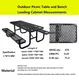 Outdoor Picnic Table Outdoor Furniturefactory 4