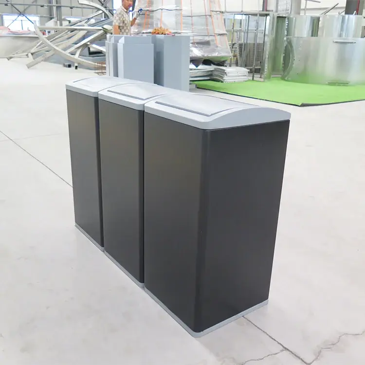 Steel Outdoor Garbage Can Storage Bucketfactory 6