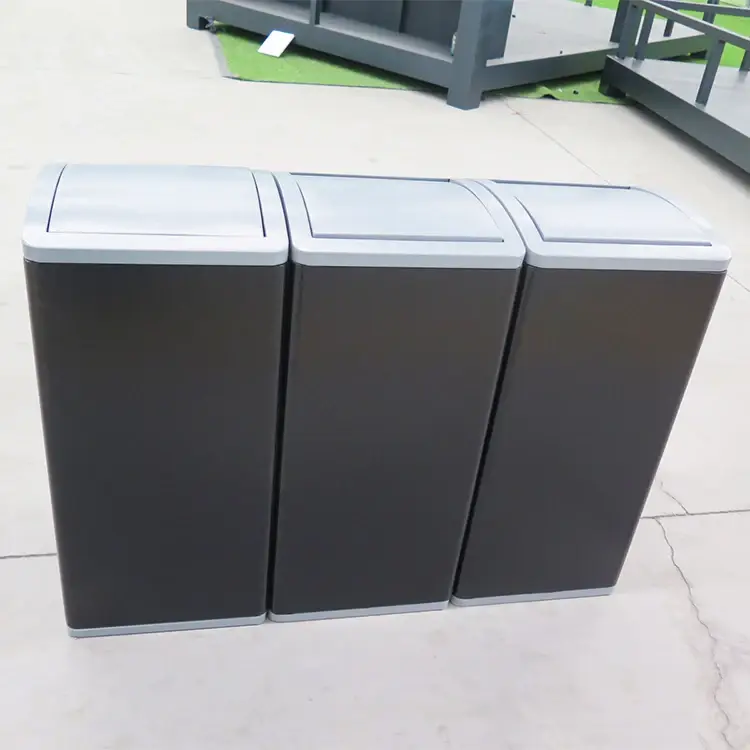 Steel Outdoor Garbage Can Storage Bucketfactory 2