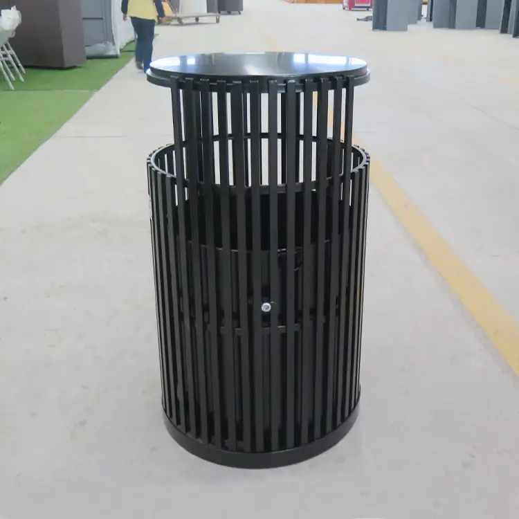 Custom Steel Outdoor Garbage Can 4