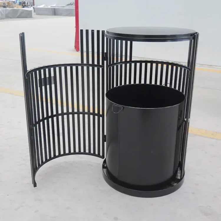 Custom Steel Outdoor Garbage Can 6