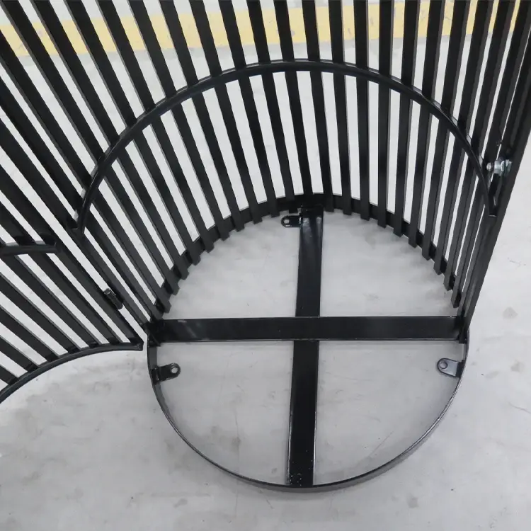 Custom Steel Outdoor Garbage Can 2