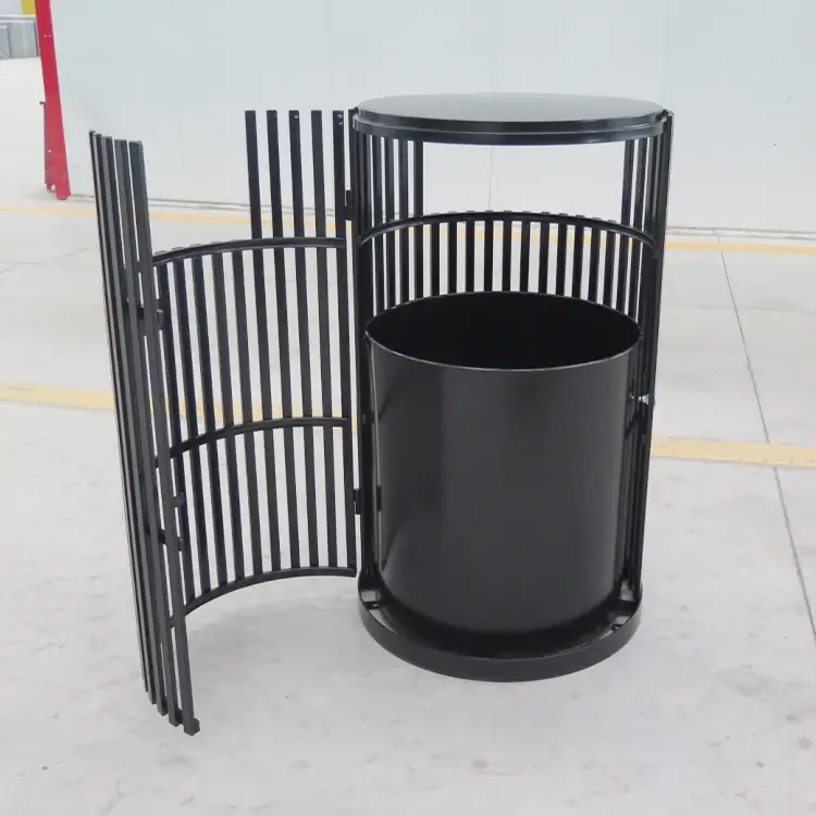 Custom Steel Outdoor Garbage Can 3