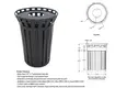 Outdoor Garbage Can Company EN 840/ISO 9001/14001/18000 3