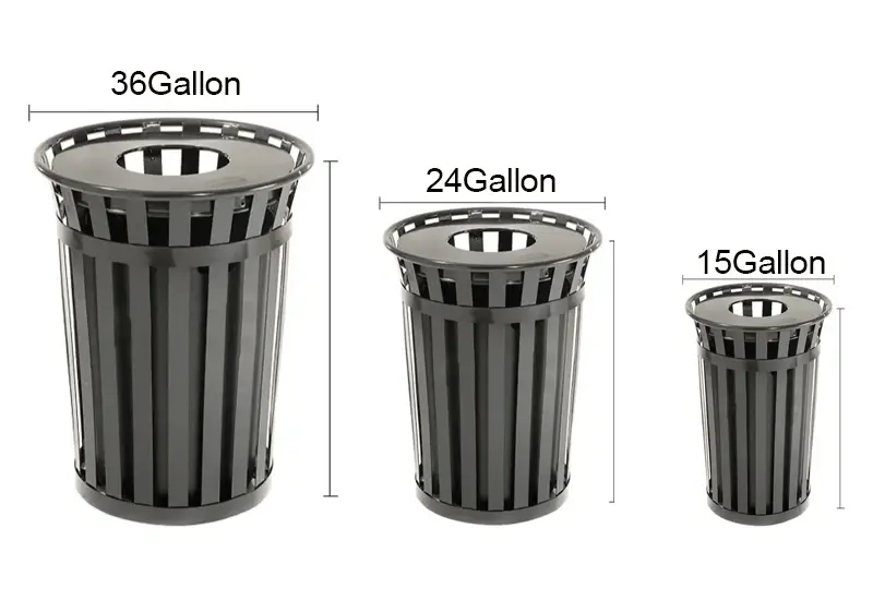 Outdoor Garbage Can Company EN 840/ISO 9001/14001/18000 2
