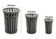 Outdoor Garbage Can Company EN 840/ISO 9001/14001/18000 2