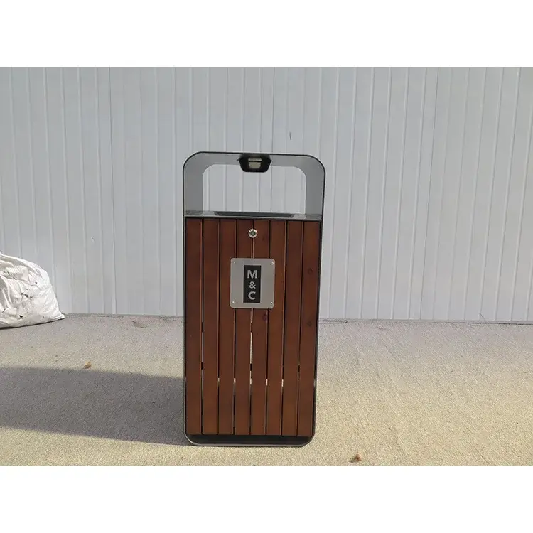 Garbage Cans for Outdoors Rolling Cover Type Rectangularsuppliers 4