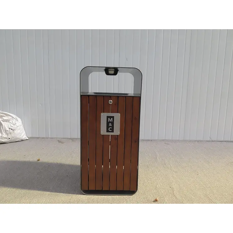 Garbage Cans for Outdoors Rolling Cover Type Rectangularsuppliers 3
