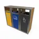 Outdoor Trash Can Cabinet Wholesale EN 840/ISO 9001/14001/18000 5