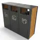 Outdoor Trash Can Cabinet Wholesale EN 840/ISO 9001/14001/18000 4