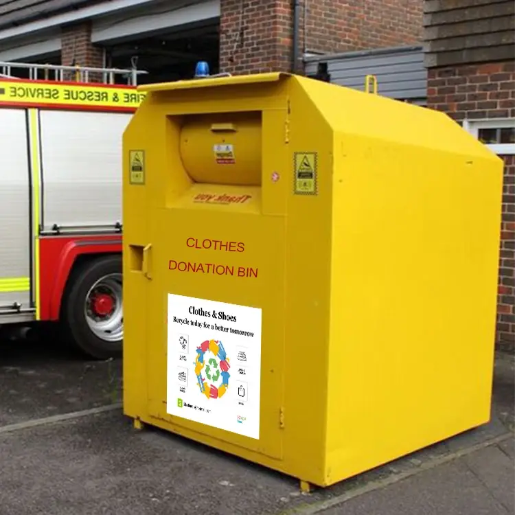 Clothes Drop Off Box Supply Garden 3