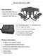 Outdoor Furniture Factory L1800 W1500 H800 Mm;Customizedcost 4