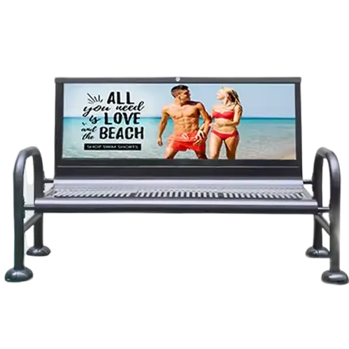 Bulk Metal and Wood Bench 2