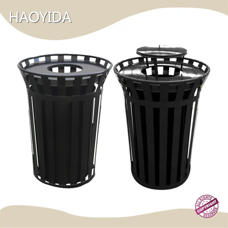 Custom Steel Outdoor Trash Can Price 1