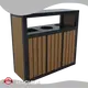 Quality Outdoor Wooden Trash Can Factory 1