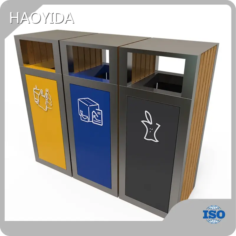 Wooden Garbage Bin STANDINGwholesale 1
